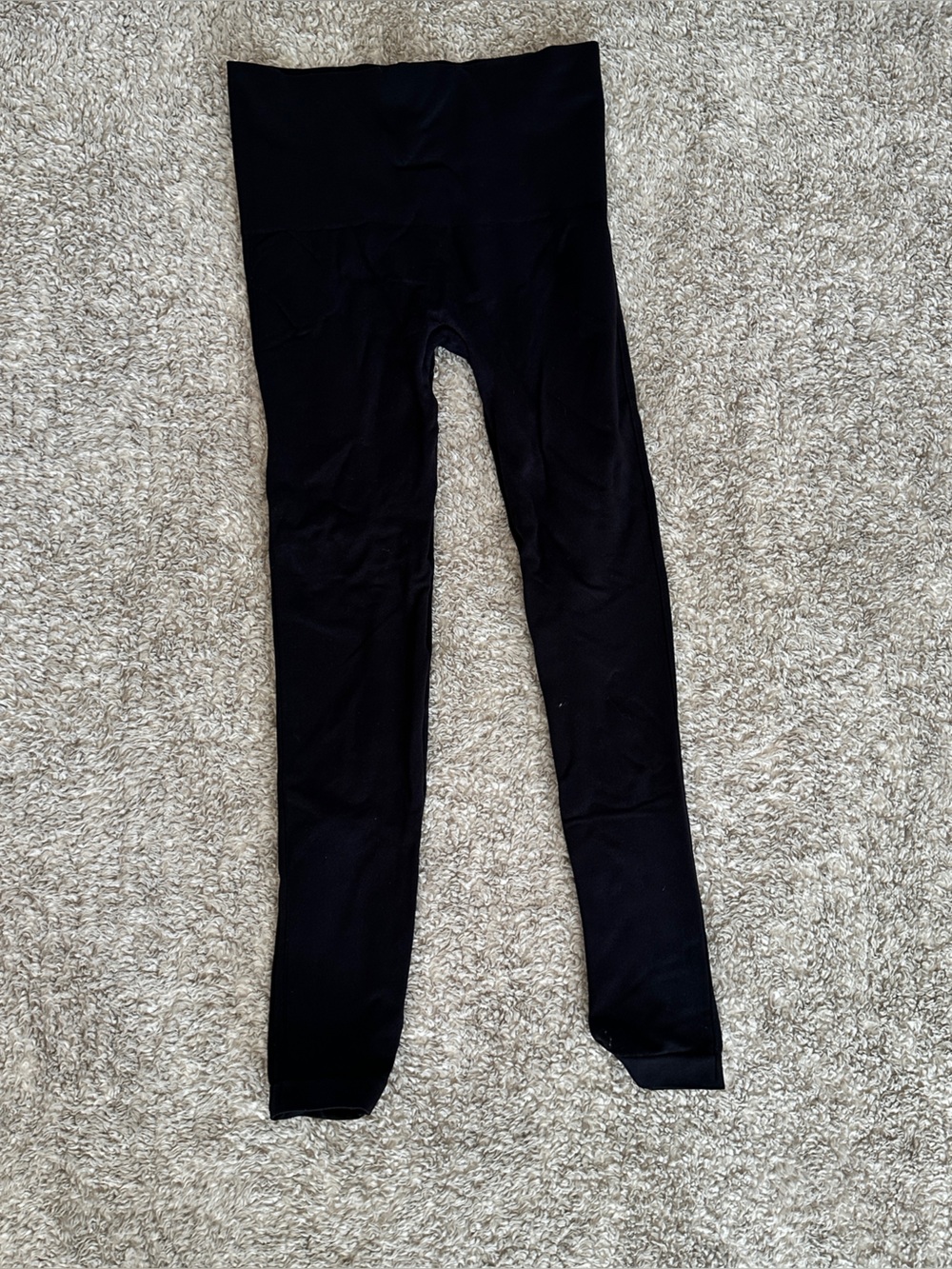 SPANX Black High-Rise Shaping Leggings